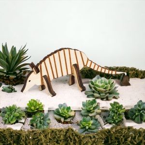 Primitives By Kathy Wooden Stitched Standup Home Décor • Armadillo